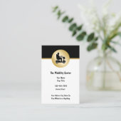 Visitenkarten für den medizinischen Scooter Mobili Visitenkarte (Stehend Vorderseite)