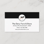 Visitenkarten für den Milchviehbetrieb Visitenkarte (Vorderseite)