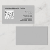 Visitenkarten für den Optiker Visitenkarte (Vorne/Hinten)