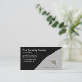 Visitenkarten für den Sicherheitsdienst Visitenkarte (Stehend Vorderseite)