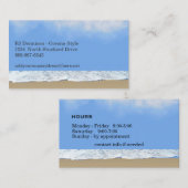 Visitenkarten für den Strand Visitenkarte (Vorne/Hinten)