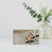 Visitenkarten für den Strand Visitenkarte (Stehend Vorderseite)