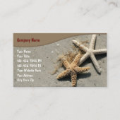 Visitenkarten für den Strand Visitenkarte (Vorderseite)