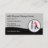 Visitenkarten für die Physical Therapy Clinic Visitenkarte (Vorderseite)