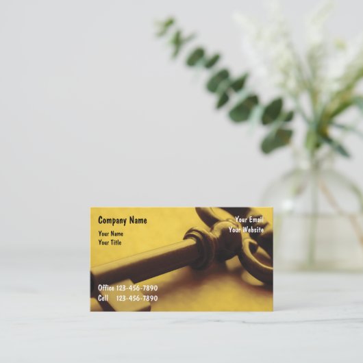 Visitenkarten für die Sicherheit - Einzigartiges D Visitenkarte (Stehend Vorderseite)