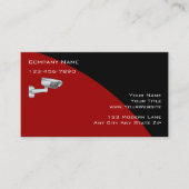 Visitenkarten für die Überwachung und Sicherheit Visitenkarte (Vorderseite)