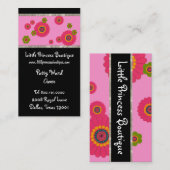 Visitenkarten für die Whimsistische Blume Visitenkarte (Vorne/Hinten)