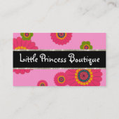 Visitenkarten für die Whimsistische Blume Visitenkarte (Rückseite)