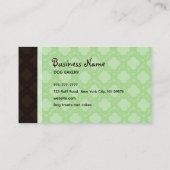 Visitenkarten für Dog Bakery Visitenkarte (Rückseite)