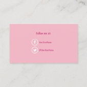 Visitenkarten für einen Hundeschuhler Visitenkarte (Rückseite)