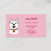 Visitenkarten für einen Hundeschuhler Visitenkarte (Vorderseite)