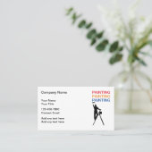 Visitenkarten für einfache Hausmaler Visitenkarte (Stehend Vorderseite)