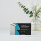 Visitenkarten für einfache Hausmalerei Visitenkarte (Stehend Vorderseite)