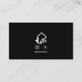 Visitenkarten für einfache Hausmalerei Visitenkarte (Rückseite)