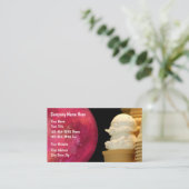 Visitenkarten für Eis Visitenkarte (Stehend Vorderseite)