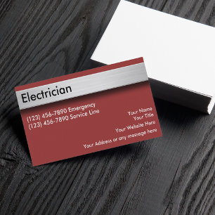 Visitenkarten für Elektriker Visitenkarte