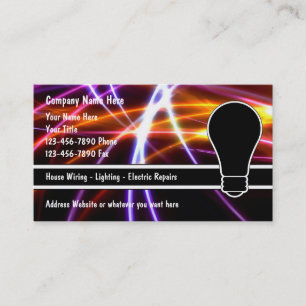 Visitenkarten für Elektriker Visitenkarte