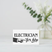 Visitenkarten für Elektrogeräte - Cool Vintag Visitenkarte (Stehend Vorderseite)