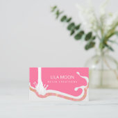 Visitenkarten für Epoxy-Resin-Schmuck Visitenkarte (Stehend Vorderseite)