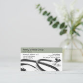 Visitenkarten für Familienangehörige Visitenkarte (Stehend Vorderseite)