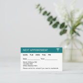 Visitenkarten für Familienmedizin Terminkarte (Stehend Vorderseite)