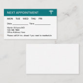 Visitenkarten für Familienmedizin Terminkarte (Vorne/Hinten)