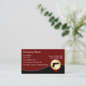 Visitenkarten für Feuerwaffen Visitenkarte (Stehend Vorderseite)