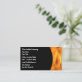 Visitenkarten für Feuerwehren Visitenkarte (Stehend Vorderseite)