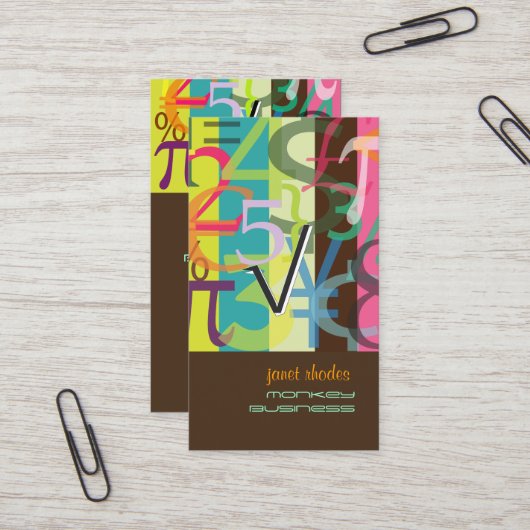 Visitenkarten für Finanzplaner Visitenkarte (Vorderseite/Rückseite Beispiel)