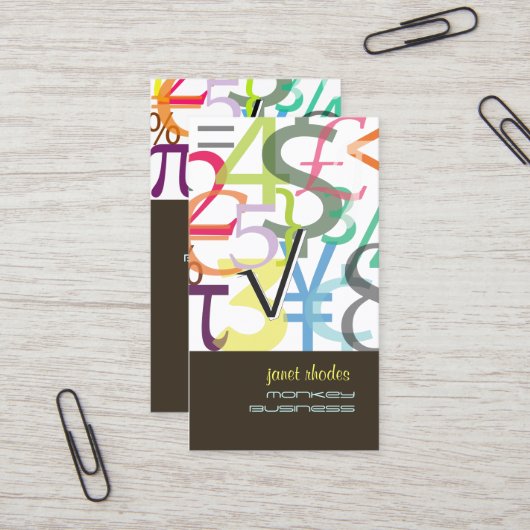 Visitenkarten für Finanzplaner Visitenkarte (Vorderseite/Rückseite Beispiel)