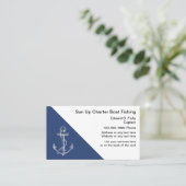 Visitenkarten für Fischereifahrzeuge Visitenkarte (Stehend Vorderseite)