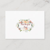 Visitenkarten für Floristen, florale Visitenkarten Visitenkarte (Vorderseite)