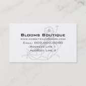 Visitenkarten für Floristen Visitenkarte (Rückseite)