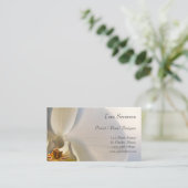 Visitenkarten für Floristen Visitenkarte (Stehend Vorderseite)