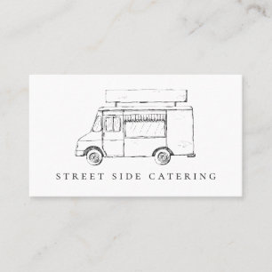 Visitenkarten für Food Truck Unternehmen Visitenkarte