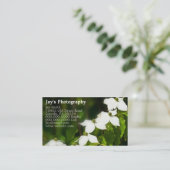 Visitenkarten für Fotografen Visitenkarte (Stehend Vorderseite)