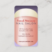 Visitenkarten für französische Nageltechniker Visitenkarte (Vorderseite)