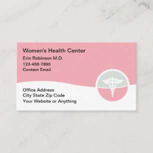 Visitenkarten für Frauen im Gesundheitswesen Visitenkarte