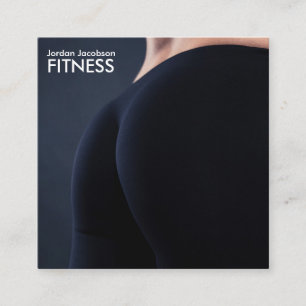 Visitenkarten für Frauengesäß-Fitnessstudio Quadratische Visitenkarte