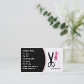 Visitenkarten für Friseure Visitenkarte (Stehend Vorderseite)