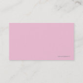 Visitenkarten für Friseure Visitenkarte (Rückseite)