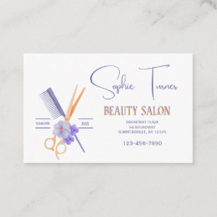 Visitenkarten für Friseursalons Visitenkarte