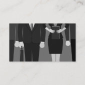 Visitenkarten für Führungskraft-Suche Visitenkarte (Rückseite)