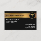 Visitenkarten für Gastroenterologe Visitenkarte (Vorderseite)
