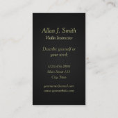 Visitenkarten für Geiger Visitenkarte (Rückseite)