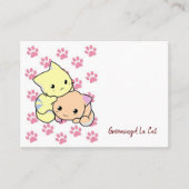 Visitenkarten für Geschäftskarten, immer häufiger Visitenkarte (Vorderseite)