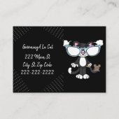 Visitenkarten für Geschäftskarten, immer häufiger  Visitenkarte (Rückseite)