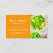 Visitenkarten für Gesundheit / Lebensmittel / Oran Visitenkarte (Rückseite)