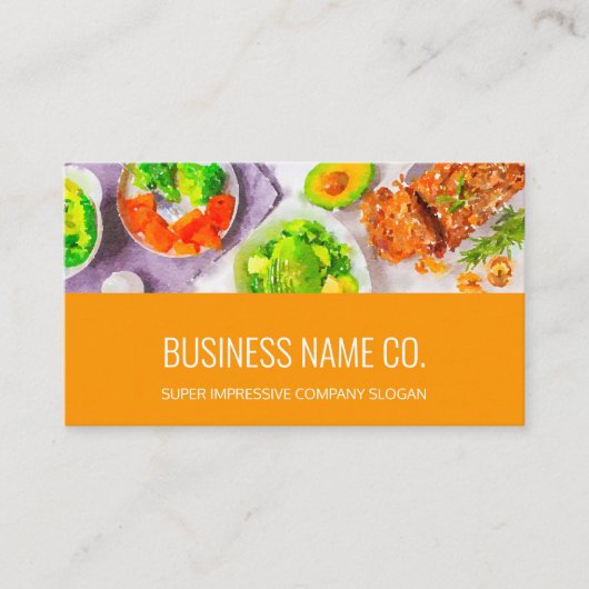 Visitenkarten für Gesundheit / Lebensmittel / Oran Visitenkarte (Vorderseite)