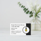 Visitenkarten für gewerbliche Elektrogeräte Visitenkarte (Stehend Vorderseite)